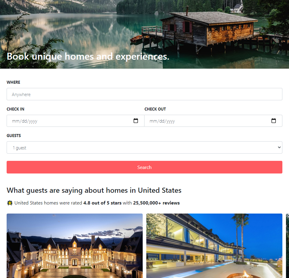 Airbnb Clone